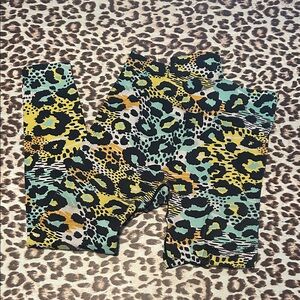 Leopard Print Leggings Medium